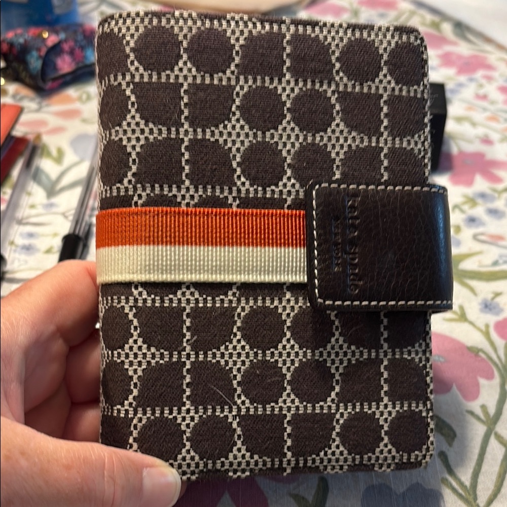 Kate Spade Brown and Orange Agenda